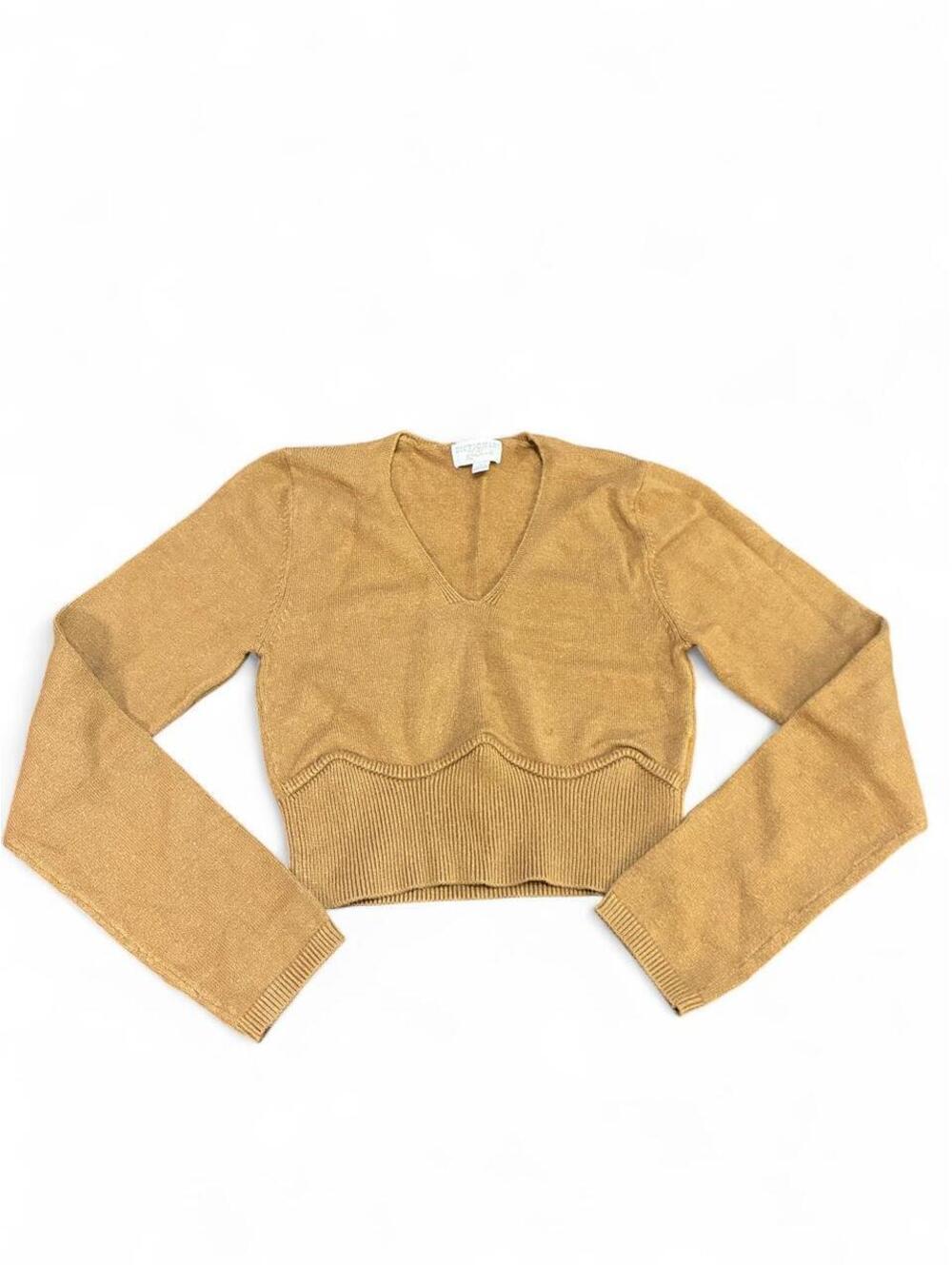 Women's Tan and Brown Jumper